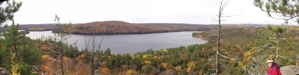 Photo: Panorama of Rock Lake from the Top of the Trail
Photographer: Aleid Brendeke