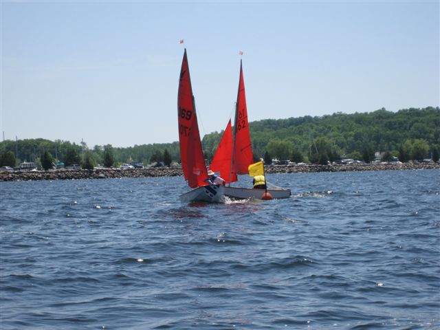 Photo: It's Close at the Leeward Mark
Photographer: Derek Pugh