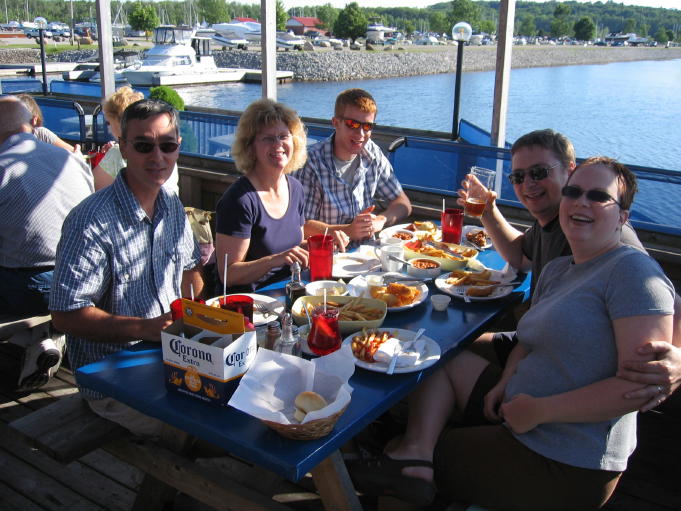 Photo: Terry, Gwen and Curtiss Scorn, Lisa and Volkert
Photographer: John McCulloch