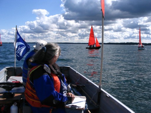 Photo: Mat and George Take Advantage of Their Starboard Tack Right of Way
Photographer: Martin Walker