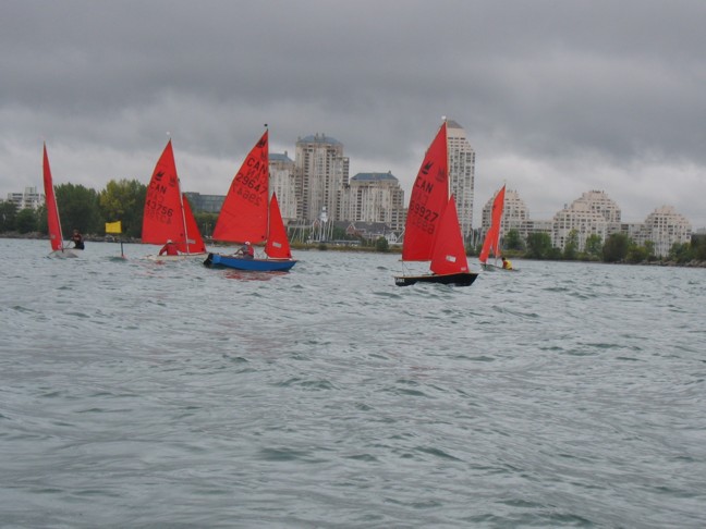 Photo: It's Still a Close Race at the Leeward Mark