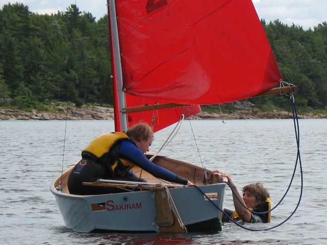 Photo: George Helps Marika Aboard
Photographer: Stephen C. Steel