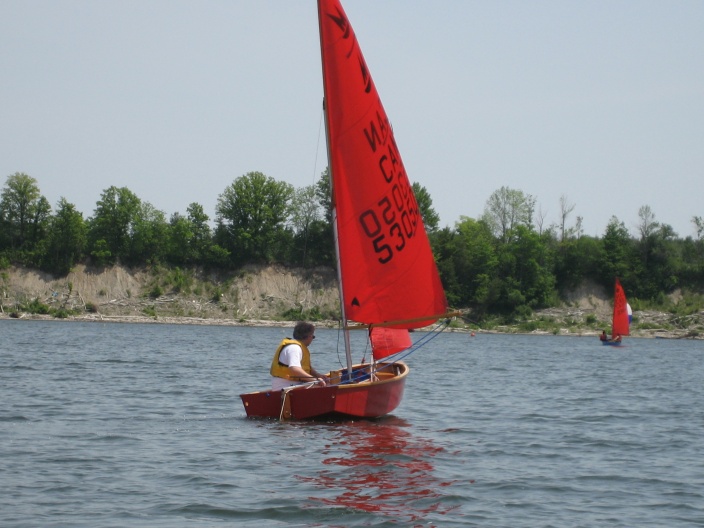 Photo: Steve Tries to Catch Up without a Spinnaker