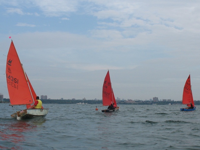 Photo: Mat, Terry and Les Stay on Starboard Tack