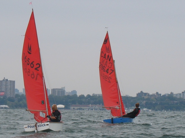 Photo: Mat and Heather on Starboard