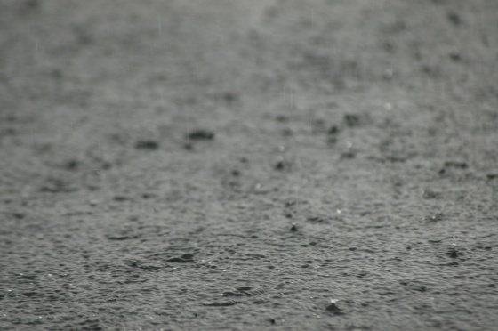 Photo: Pretty Rain Patterns on the Water