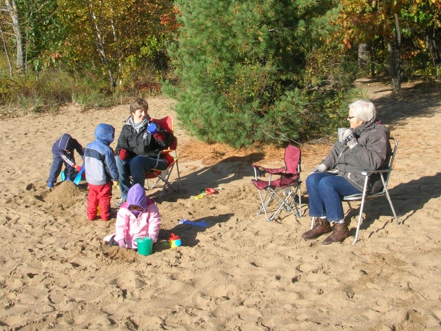 Photo: The Kids Think it's Beach Weather!