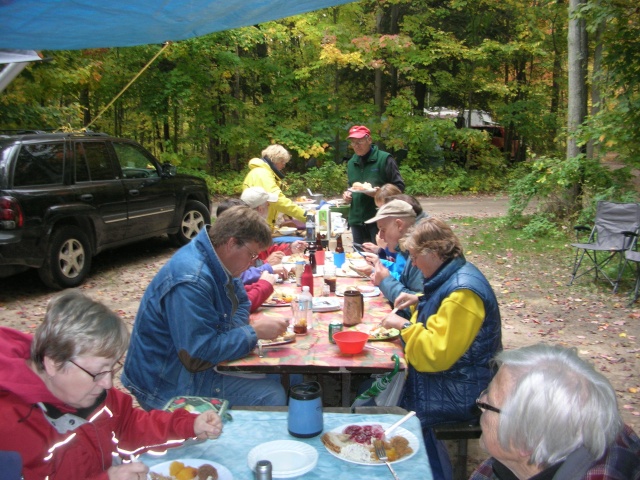 Photo: Sitting Down for Dinner