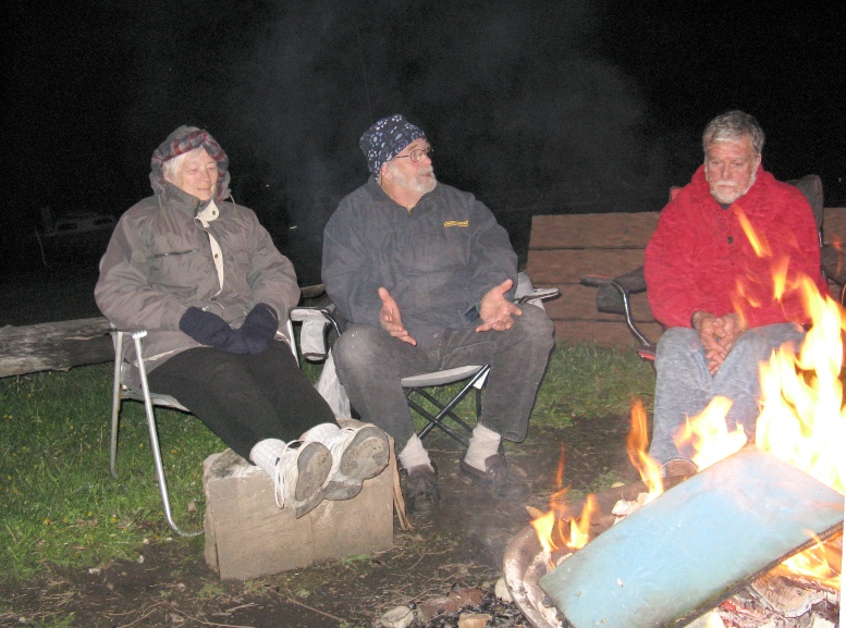 Photo: Hanzo Speaking Round the Campfire