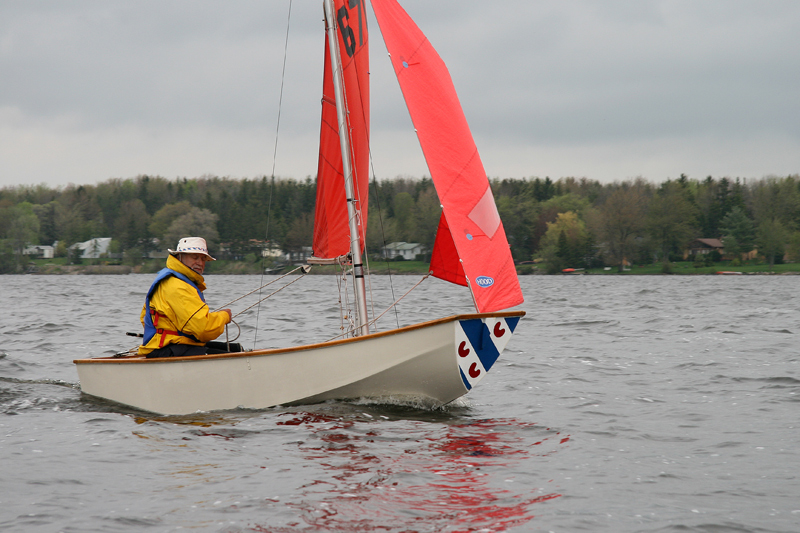 Photo: Aleid Braves the Wind Alone