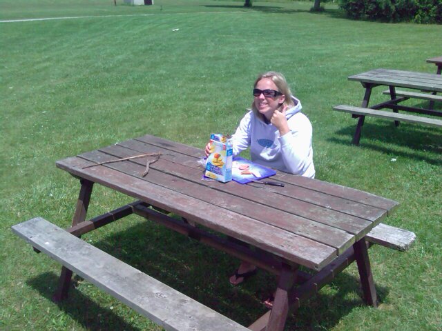 Photo: Shelley Prepares an Elaborate Meal