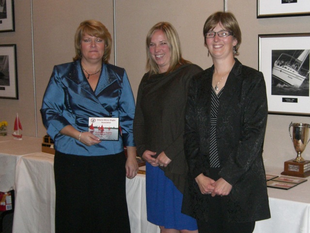 Photo: Heather Accepts her Keeper Plaque