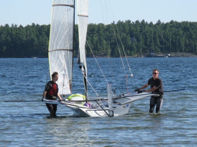 Photo: Paul and Greg Take the 49er for a Spin