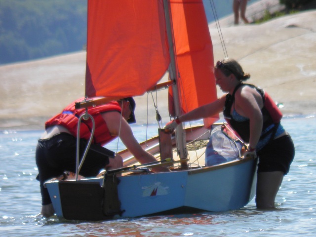 Photo: Shelley Takes her New Husband Out for a Sail