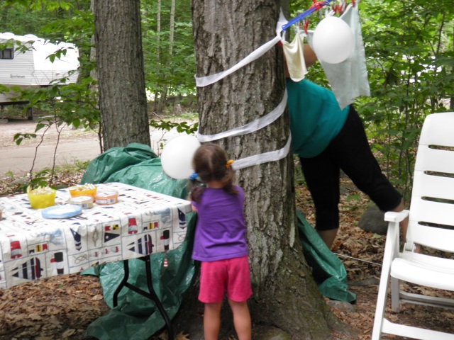 Photo: Decorating for the Wedding Shower