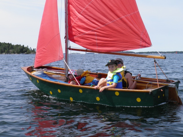 Photo: Setting out for Rose Island