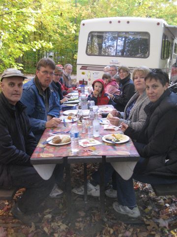 Photo: Sitting Down for Dinner at the Van Beusekom's Site