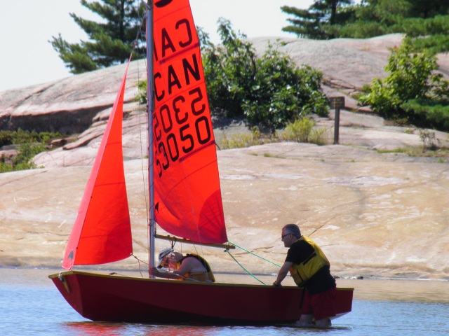 Photo: Steve Takes His Mother Out for a Sail