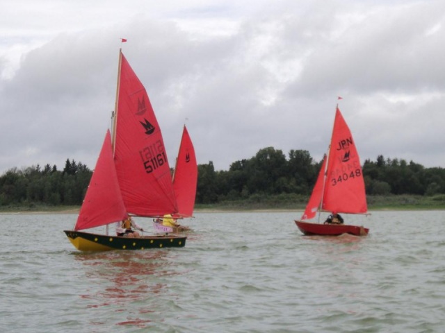 Photo: Marika Stays on Starboard Tack, While John and Paul Tack Away