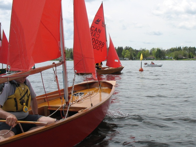 Photo: Lining up for the Start of the Second Race