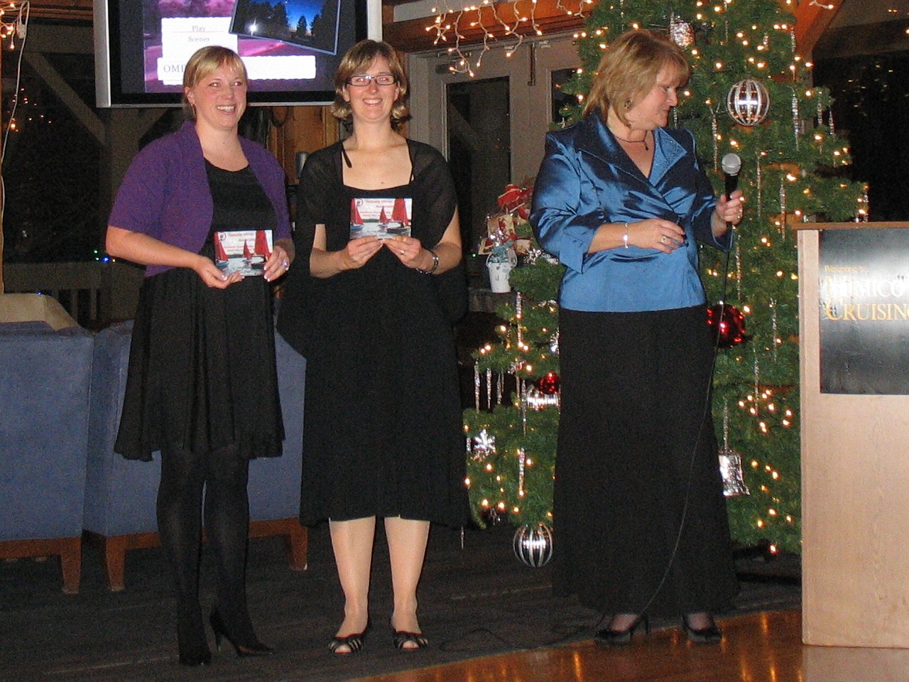 Photo: The Provincial Championship Regatta Winners: Marika, Shelley, and Heather