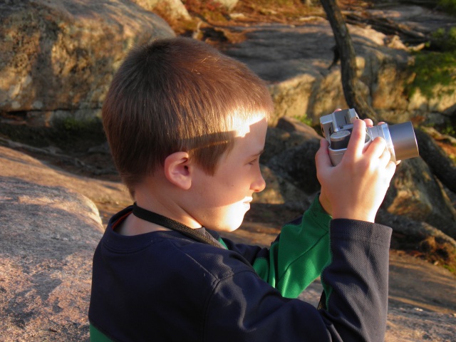 Photo: Kayden Tries his Hand at Photographing the Sunset