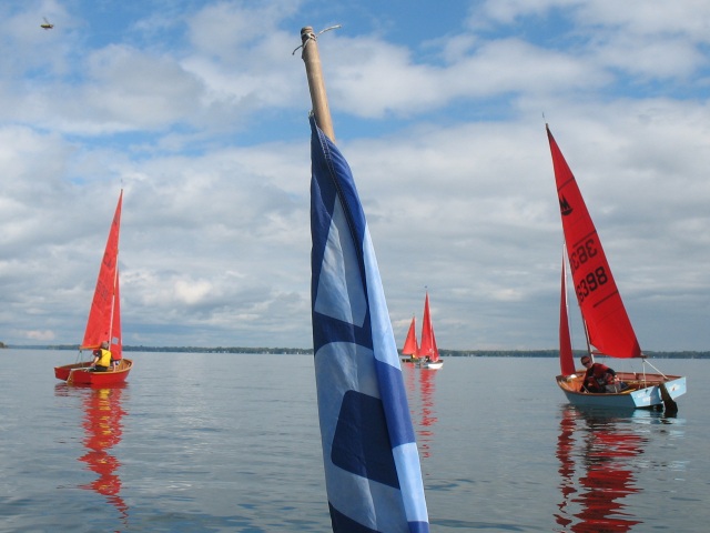 Photo: The Fleet Drifts Towards the Windward? Mark