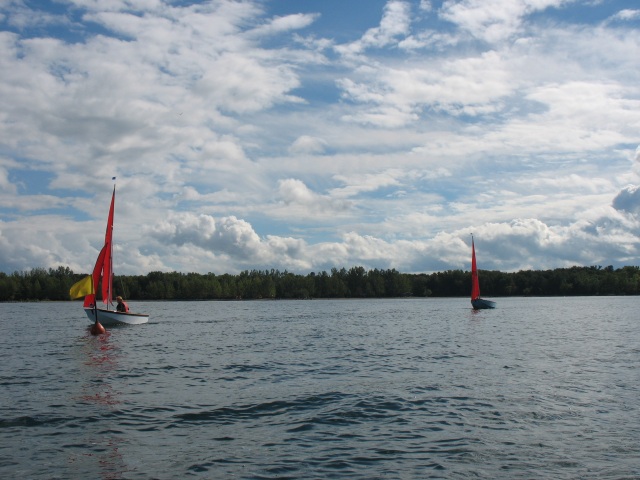 Photo: Heather Rounds the Leeward Mark