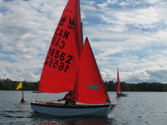 Photo: Heather Passes the Committee Boat