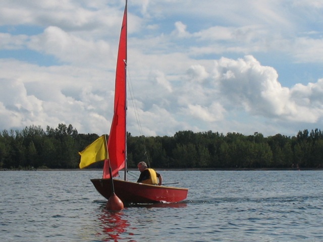 Photo: Steve Rounds the Leeward Mark