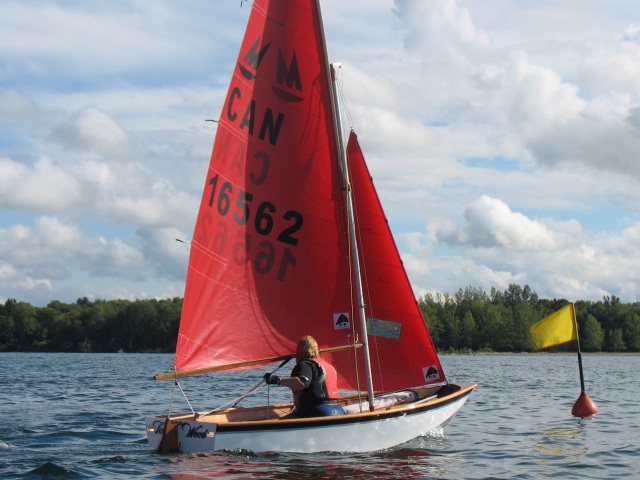 Photo: Heather is First Across the Start Line