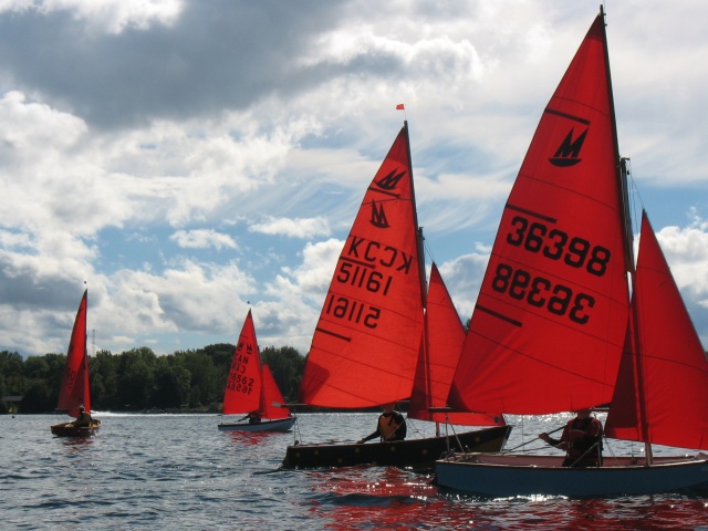 Photo: Steve Stays on Starboard Tack, While the Rest Switch to Port Tack