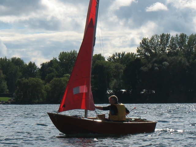 Photo: Steve Heads Towards the Finish