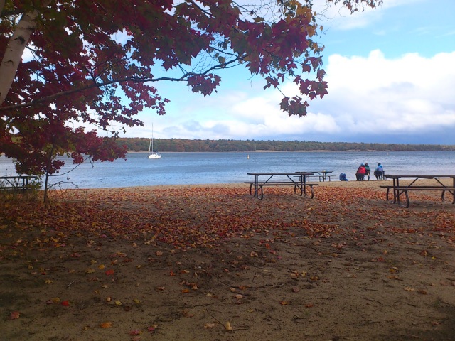 Photo: Wim and Alison's Boat Moored in Kilcoursie Bay