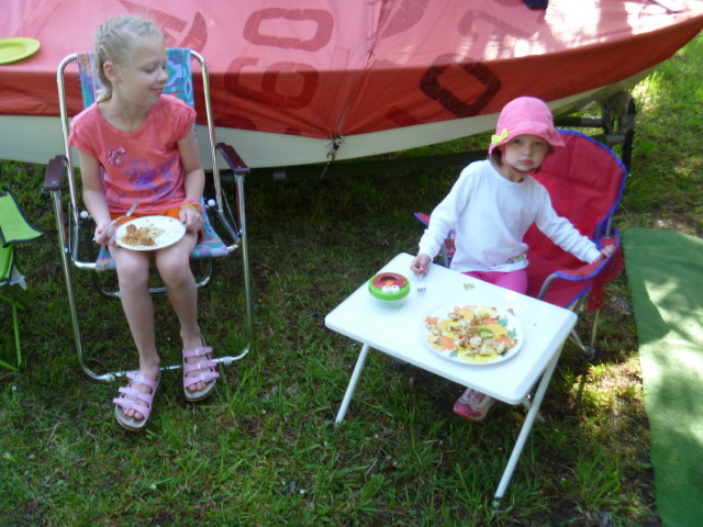 Photo: Pancakes are Popular with Grandaughters