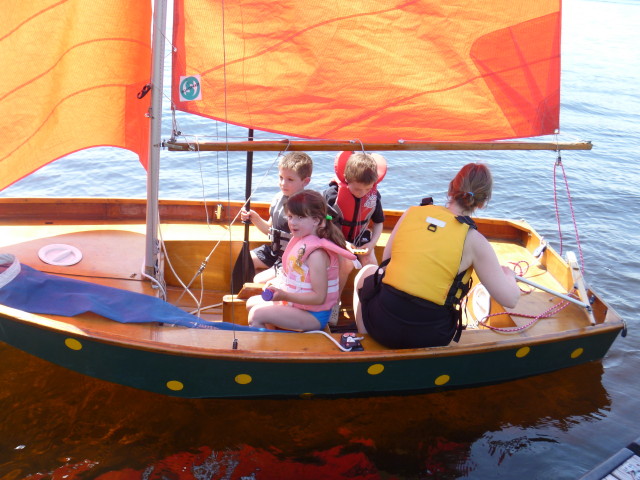 Photo: Marika and the Kids Go for a Cruise