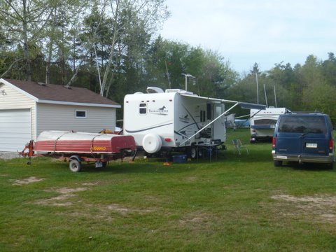 Photo: Charger Upside Down on its Trailer from Winter Storage