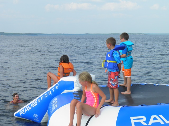 Photo: The Swim Raft was a Big Hit with the Kids