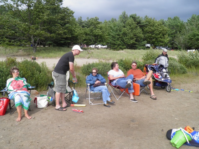 Photo: It's Beach Weather - If You Wear Enough Clothes!