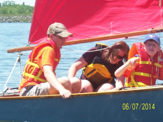 Photo: Natalie is up to the Challenge of Two Scouts