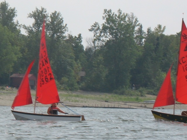 Photo: Heather Ahead of Marika on a Reach