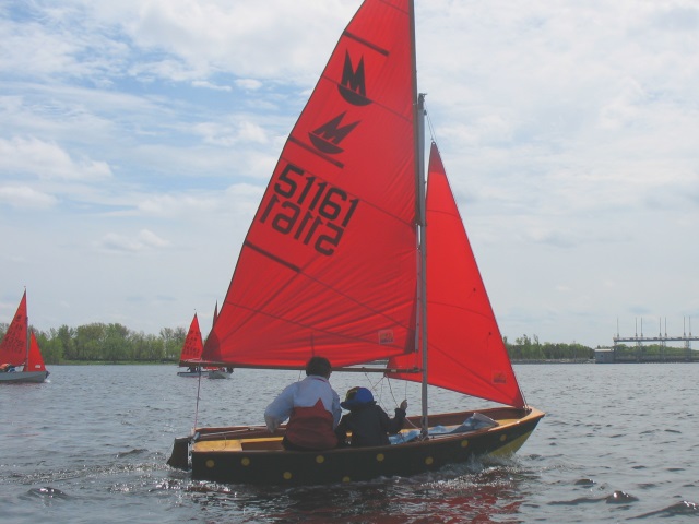 Photo: Marika Sticks to the Righthand Side Heading Back to the Windward Mark