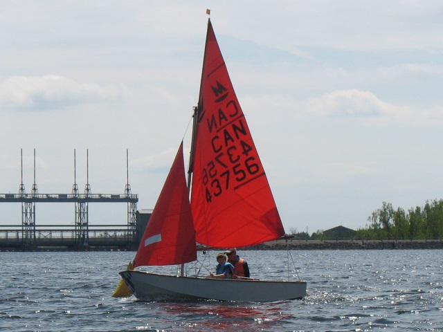 Photo: Erik and Kaiden are First Back to the Finish Line