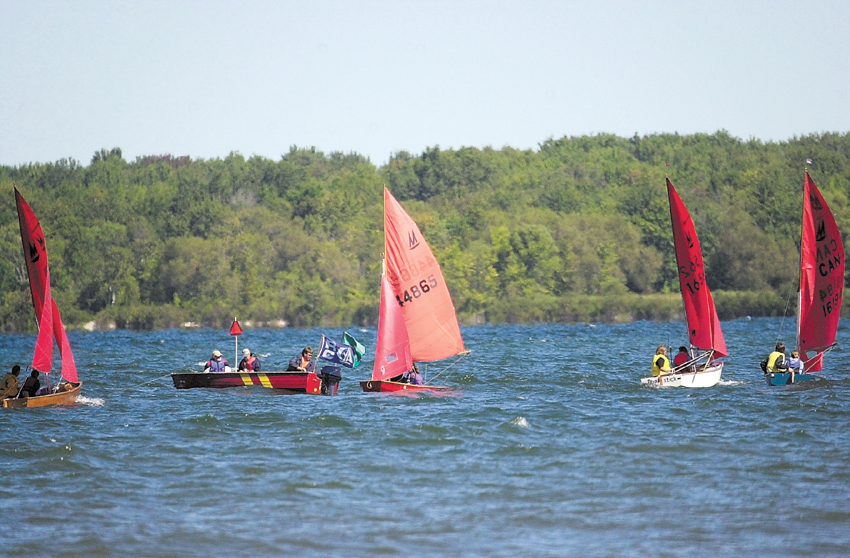 Photo: The 2004 Provincial Championship off Sibbald Point
Photographer: Susie Kockerscheidt